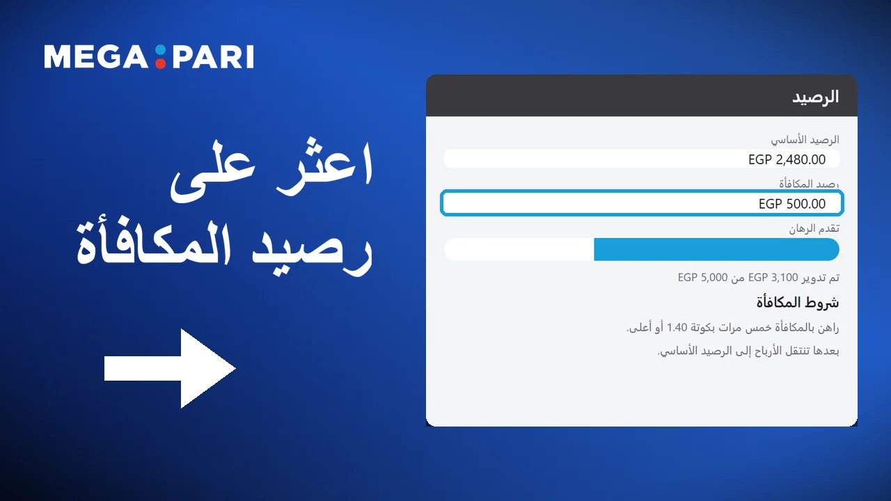 المكافأة بعد إضافتها تظهر بجوار الرصيد الأساسي