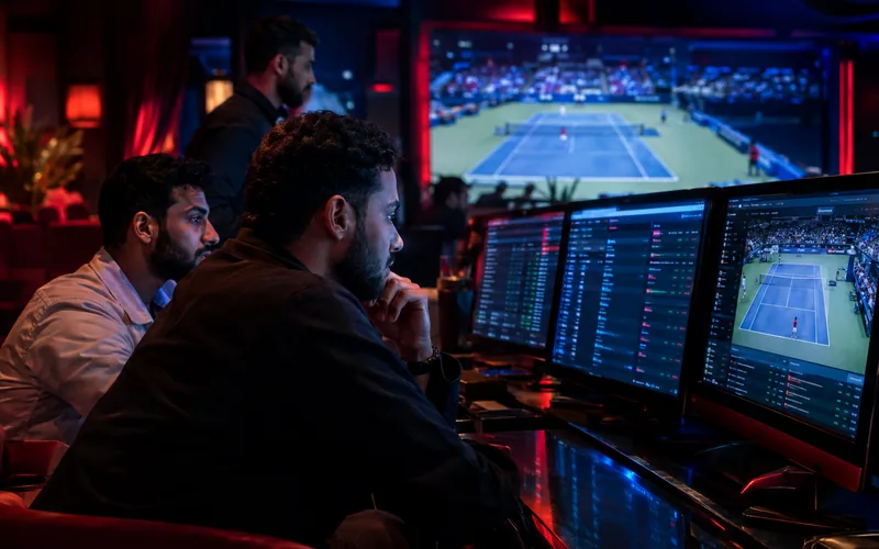 أسواق تفصيلية للتنس داخل قسم الرهانات في Megapari