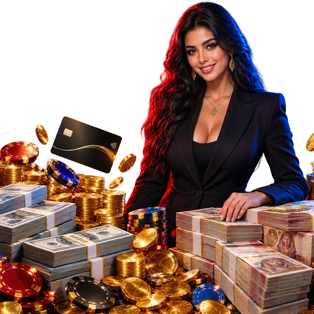 الإيداع والسحب في Megapari مصر، بعدة طرق