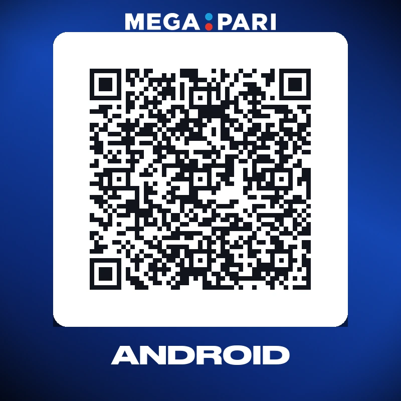 مسح رمز QR لتحميل تطبيق Megapari لنظام Android